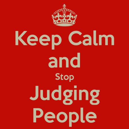Stop Judging