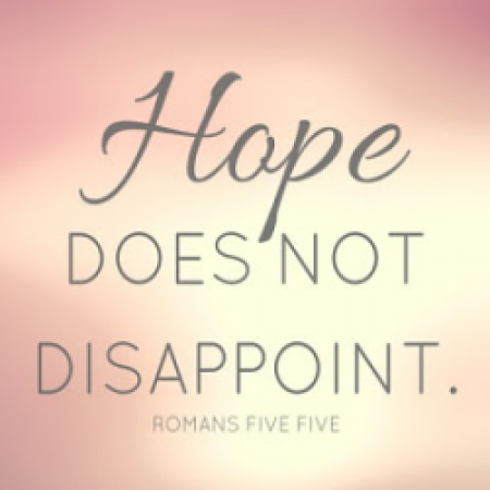 Hope Does not Disappoint